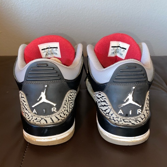 2011 Jordan Retro 3 Blk Cement - Picture 4 of 4